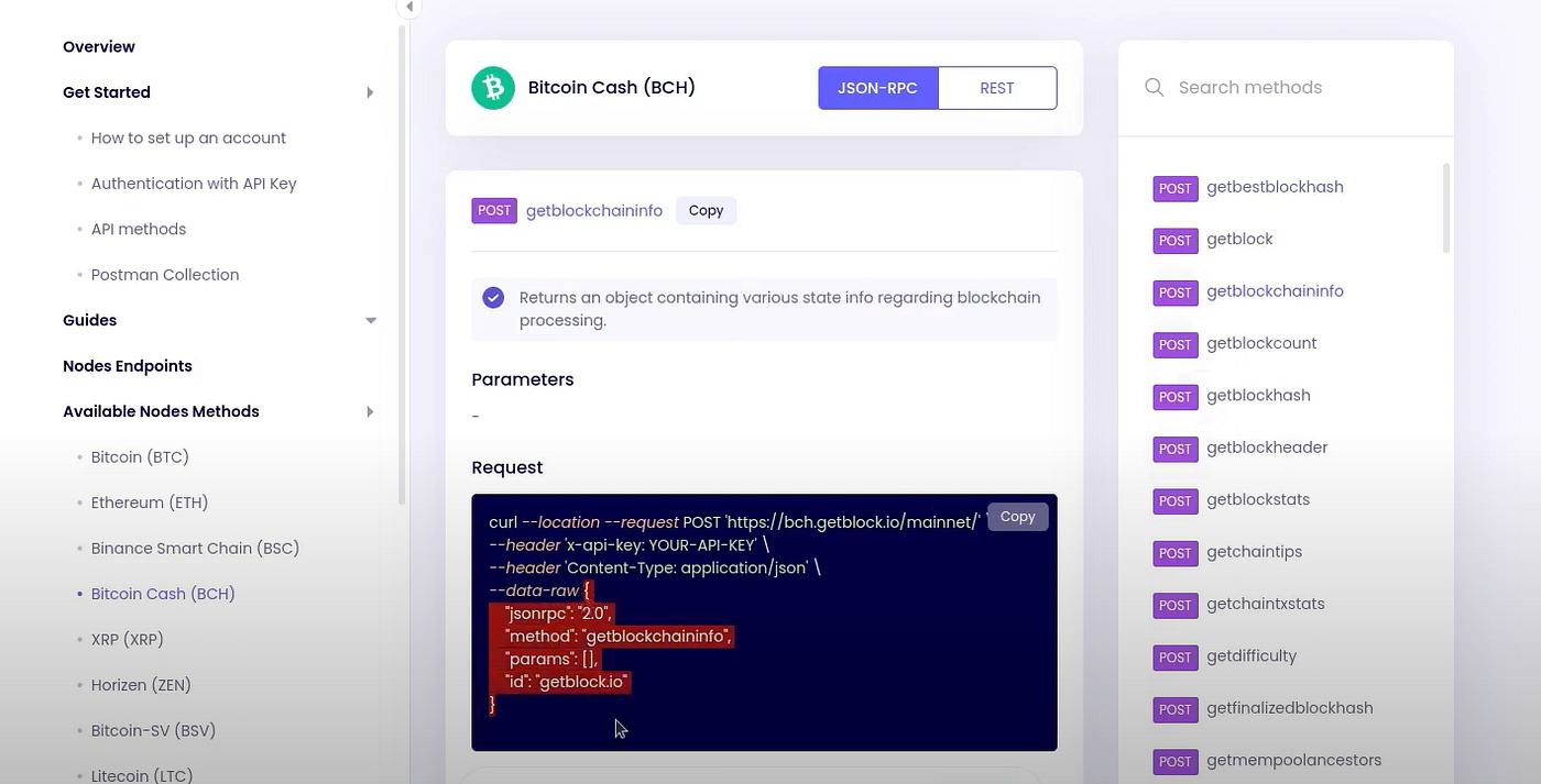 How to Connect to Bitcoin Cash (BCH) Node? | by GetBlock | Medium
