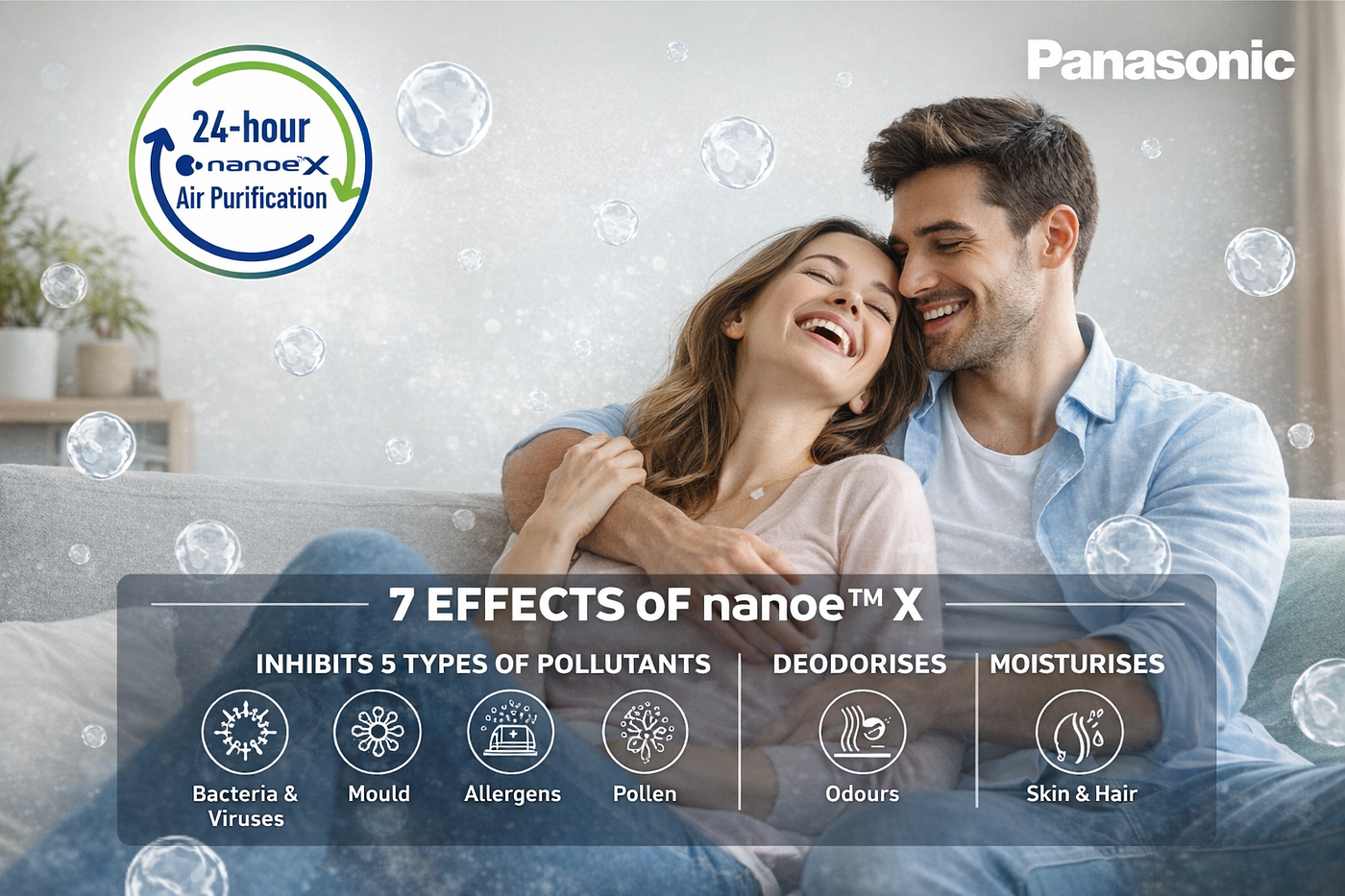 Purify Your Home All Day Long with 24-hour nanoe™ X Air Purification