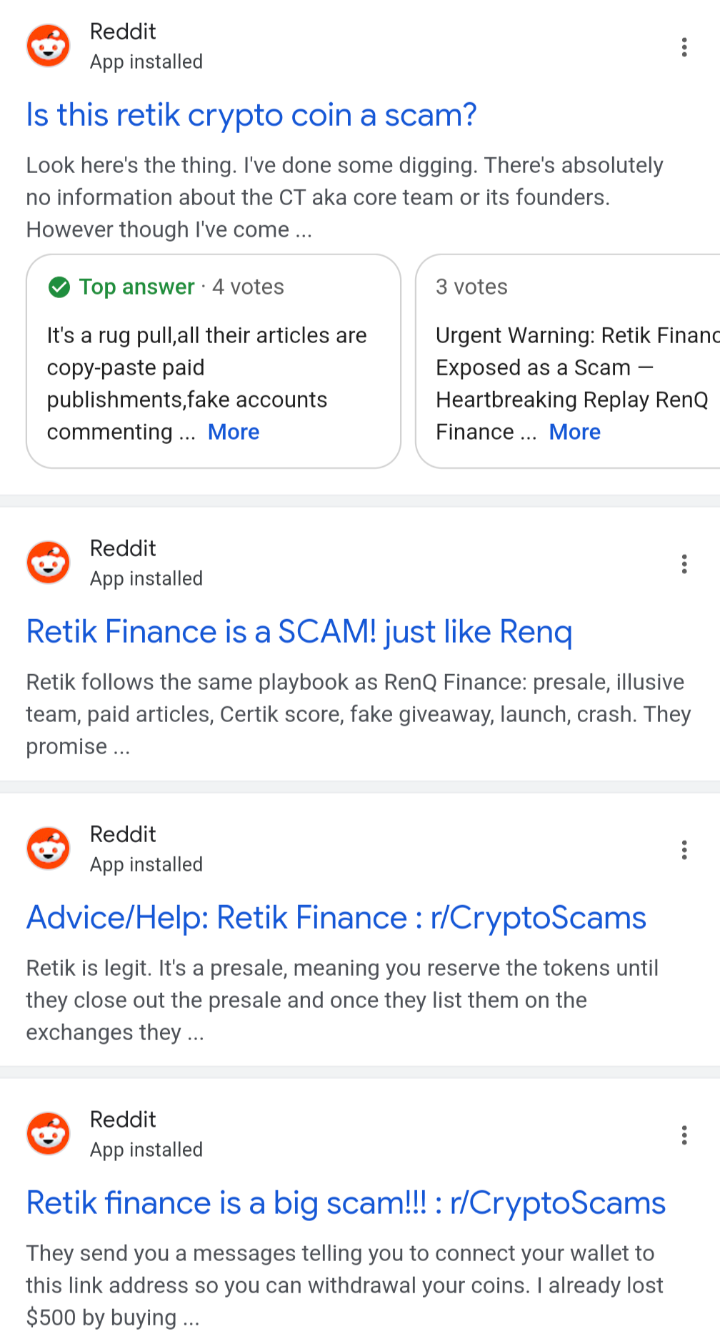 Retik Finance update; Scam or No Scam? | by General Dude | Medium