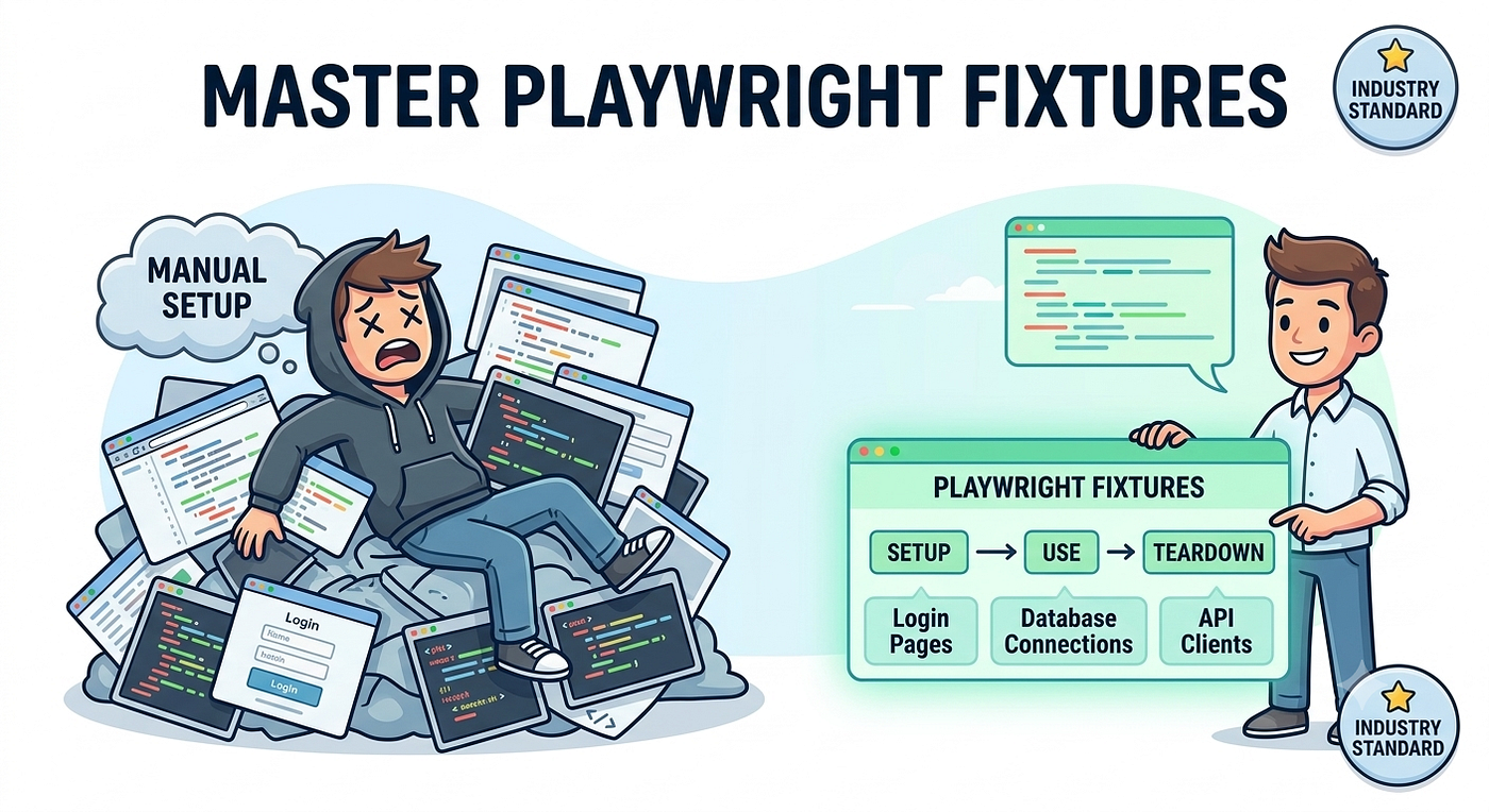Master Playwright Fixtures: Write Clean, Reusable, and Maintainable Tests