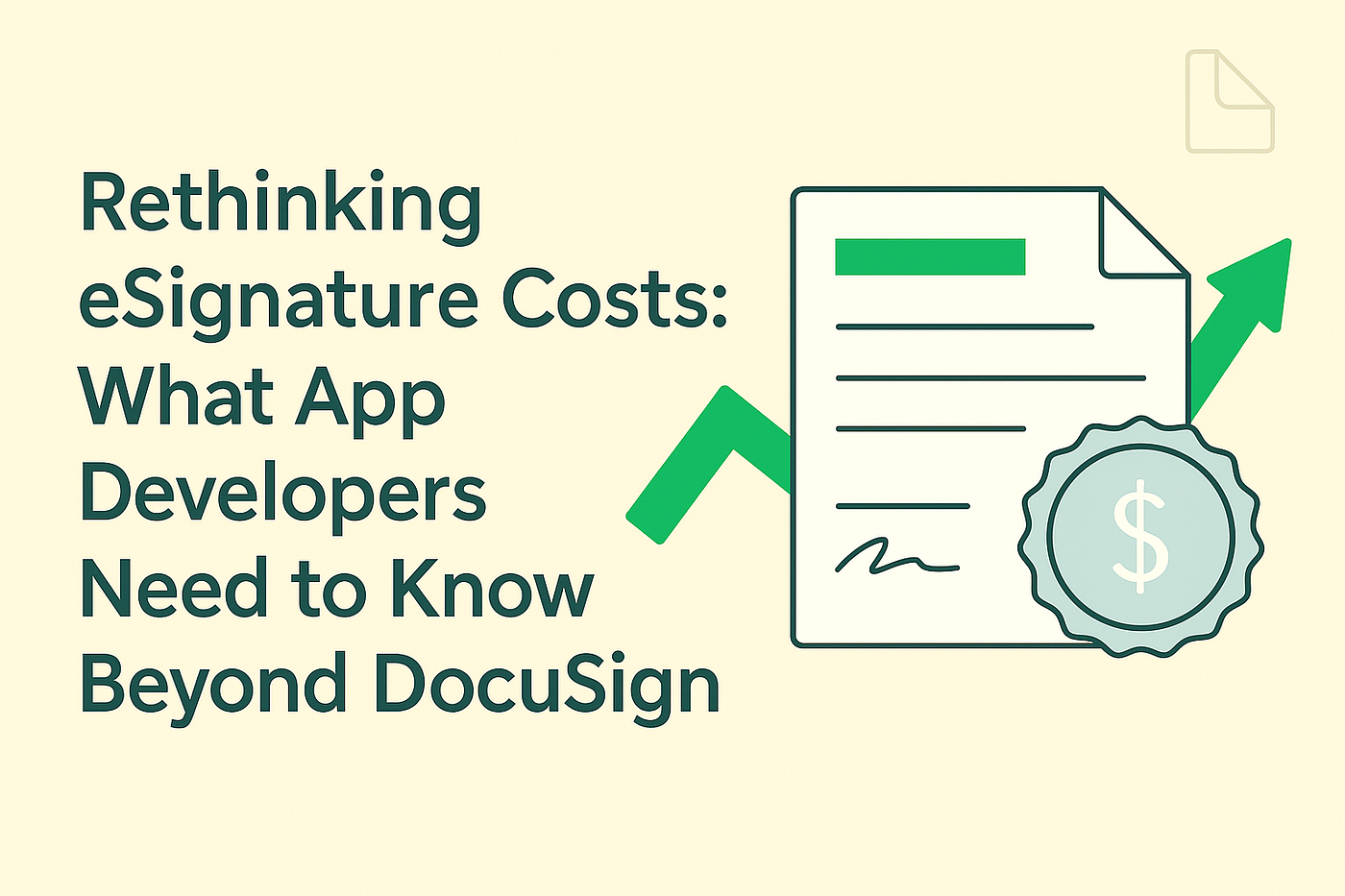Rethinking eSignature Costs: What App Developers Need to Know