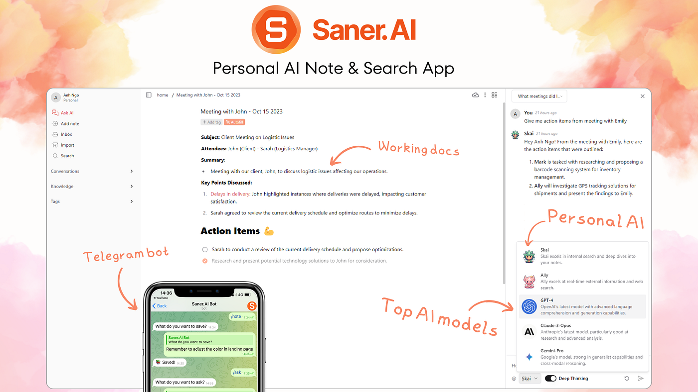 10 Best Second Brain AI Apps and Their Ideal Users [2024]