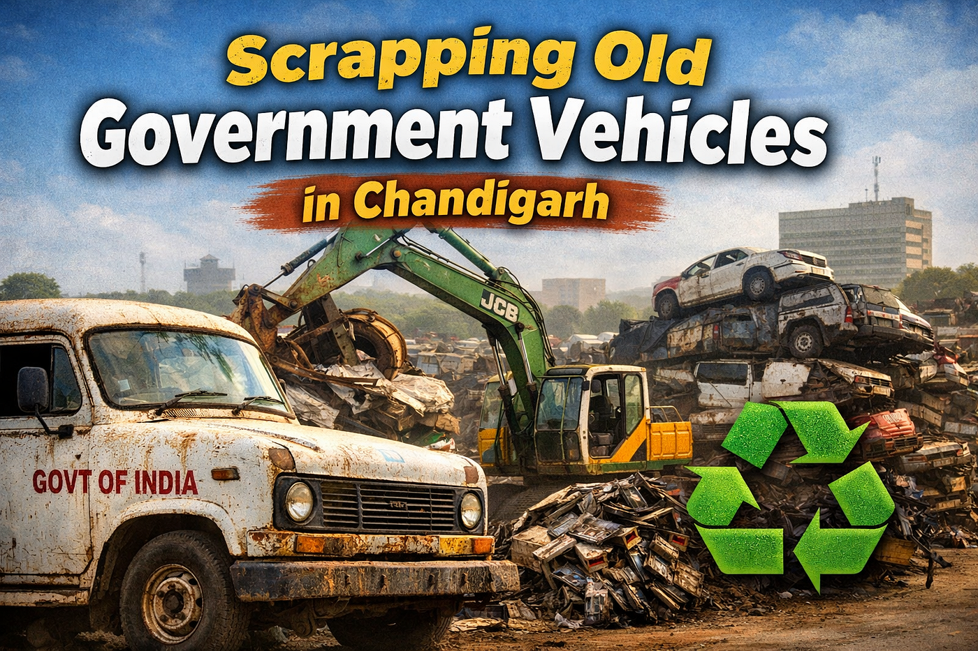 Scrapping Old Government Vehicles in Chandigarh