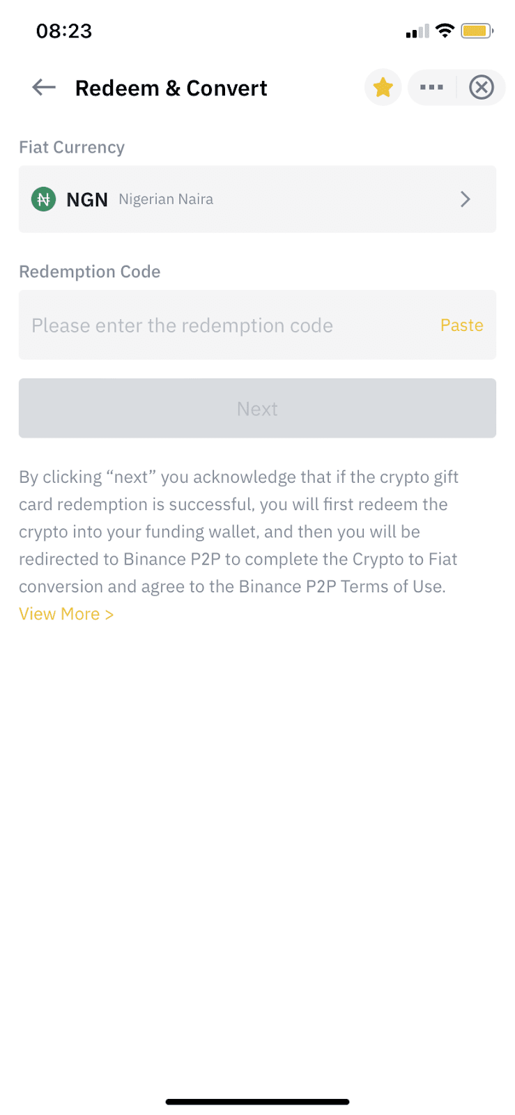 HOW TO REDEEM AND CONVERT BINANCE GIFT CARD TO FIAT CURRENCY | by  Fuadibrahim | Medium