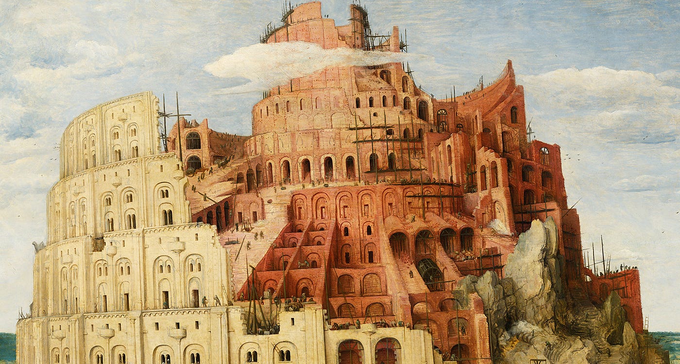 babel tower painting