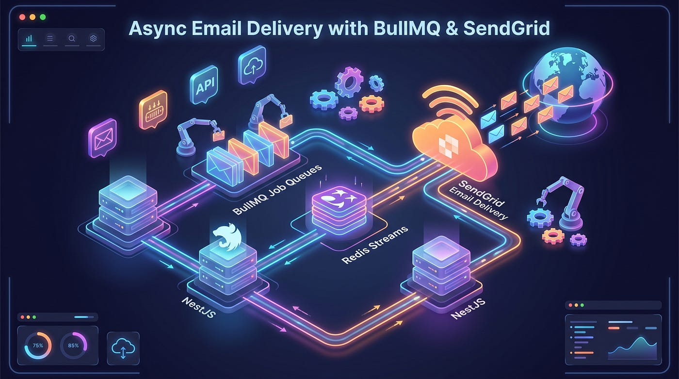 Building a Multi-Channel Notification System in NestJS — Part 1: Async Email Delivery with BullMQ &…