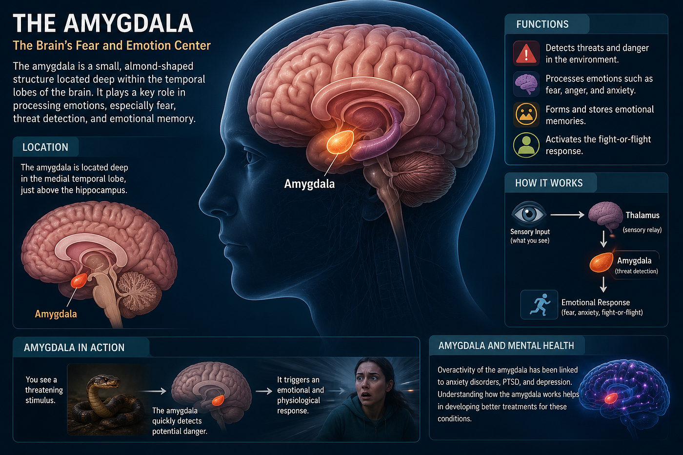 Inside the Traumatized Brain: How a hyperreactive amygdala keeps the nervous system locked in a permanent state of emergency.