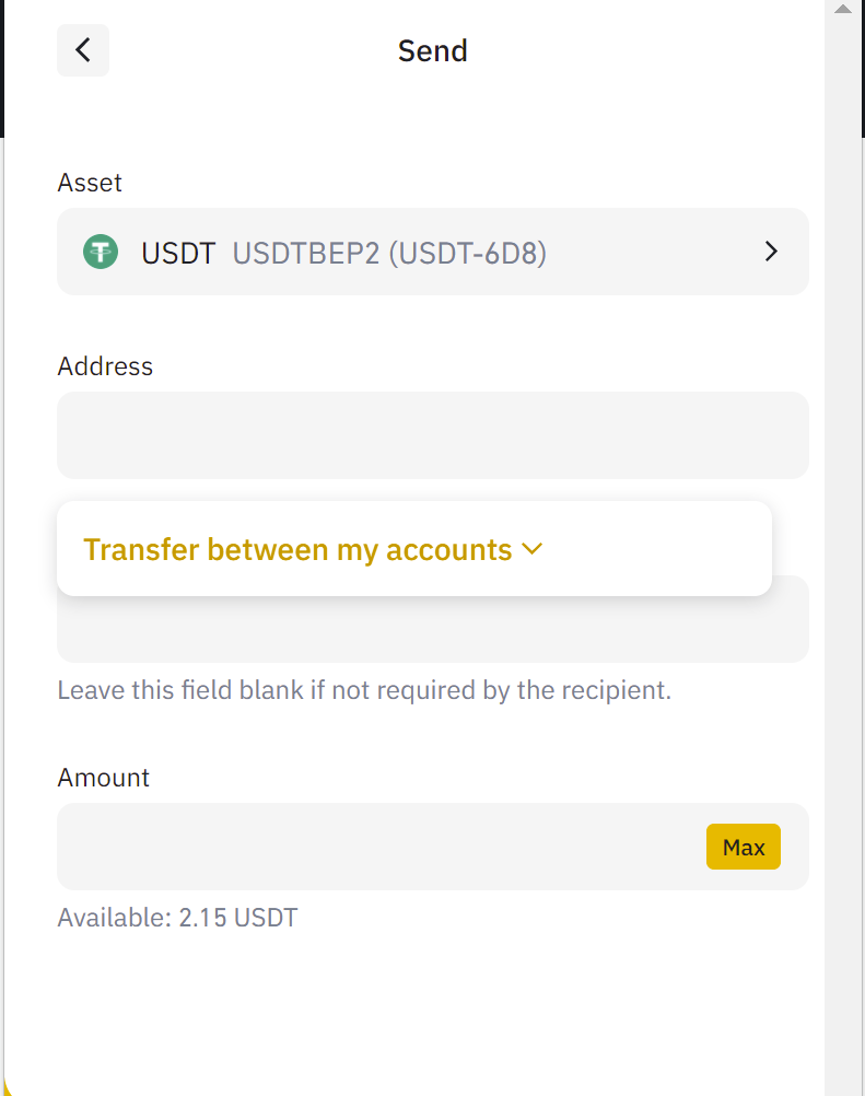 How did I: transfer crypto from Binance US to Binance Chain Wallet and  transfer between BC and BSC | by Yingqi Chen | Medium