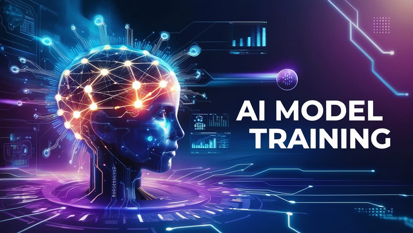 how are ai models trained