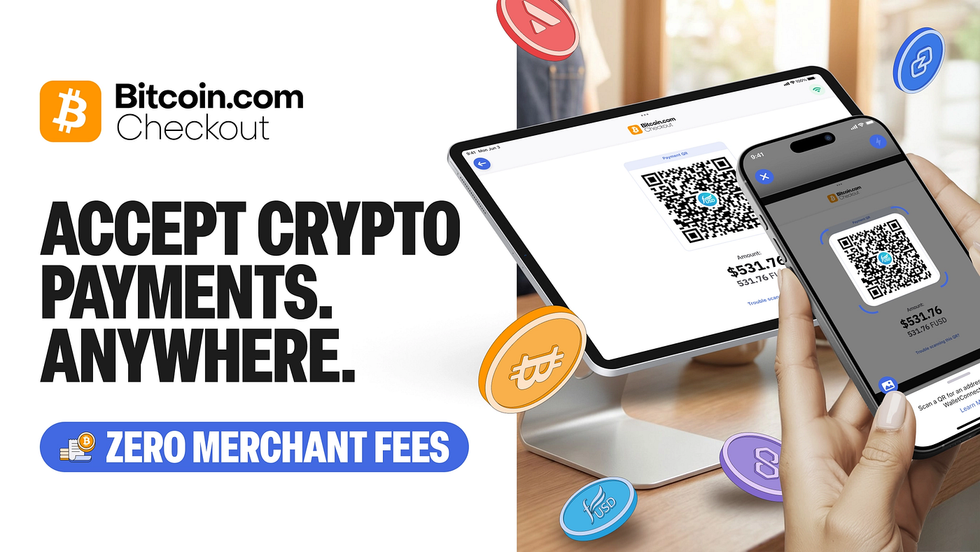 Introducing Bitcoin.com Checkout: Turn Your Phone Into a Crypto Checkout