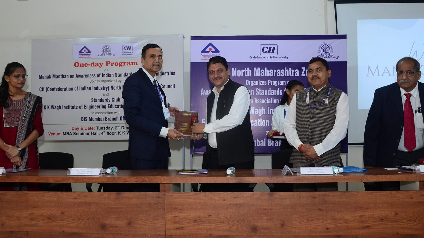 Shreekant Patil Inaugurates BIS Manak Manthan Program at Nashik