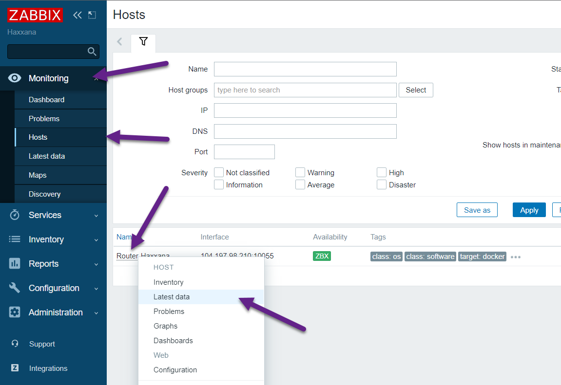 Discord monitoring and integration with Zabbix