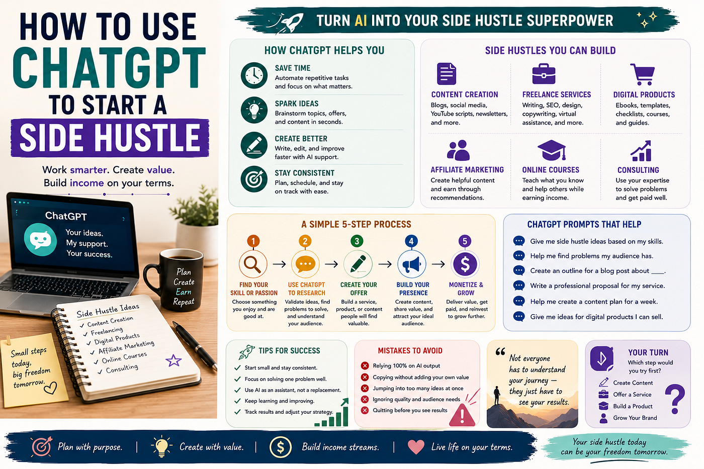 How to Use ChatGPT to Start a Side Hustle