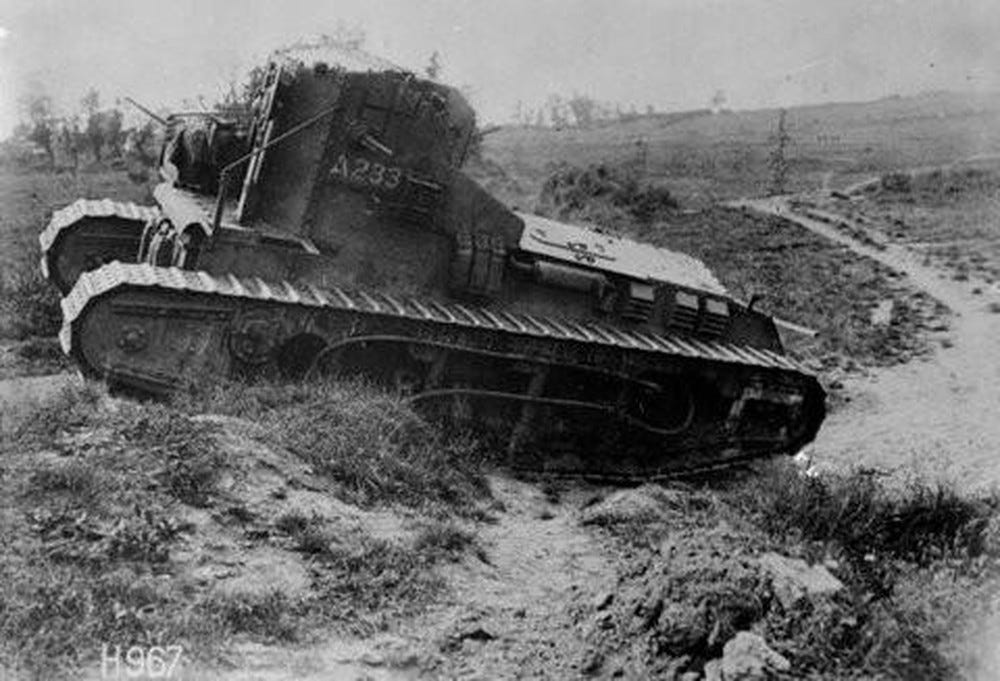 How did a tank end up alone behind enemy lines? | Medium