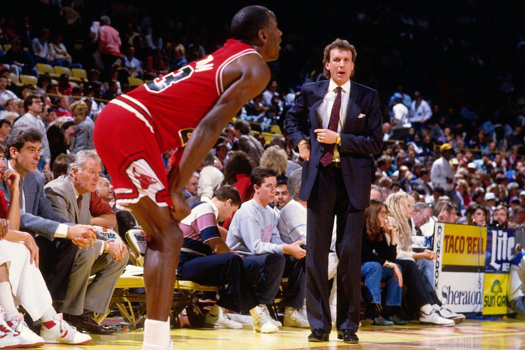 When Jordan played PG. Last 24 games of the '88 -'89 season…
