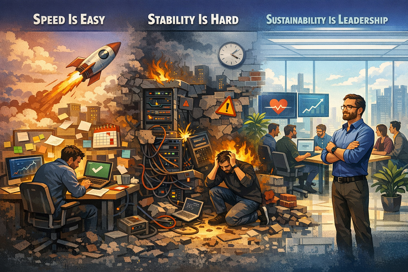 Speed Is Easy Stability Is Hard Sustainability Is Leadership