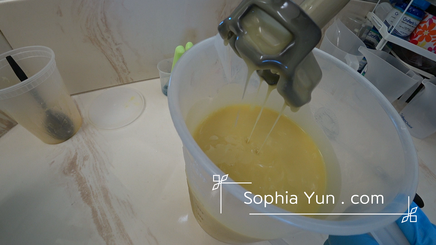 Three Oil Soap Cold Process Soap Recipe NO Blanket Warming, by Sophia  Jihye Yun, Sophia Yun Candle and Soap