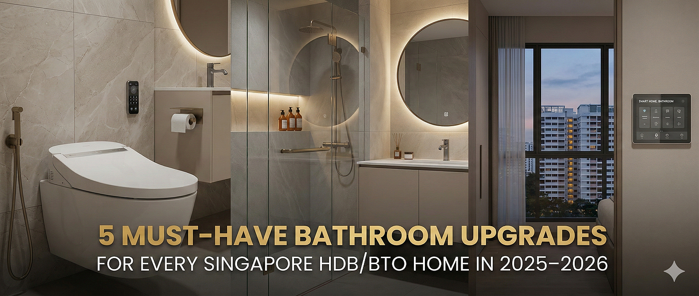 5 Must-Have Bathroom Upgrades for Every Singapore HDB/BTO Home in 2025–2026