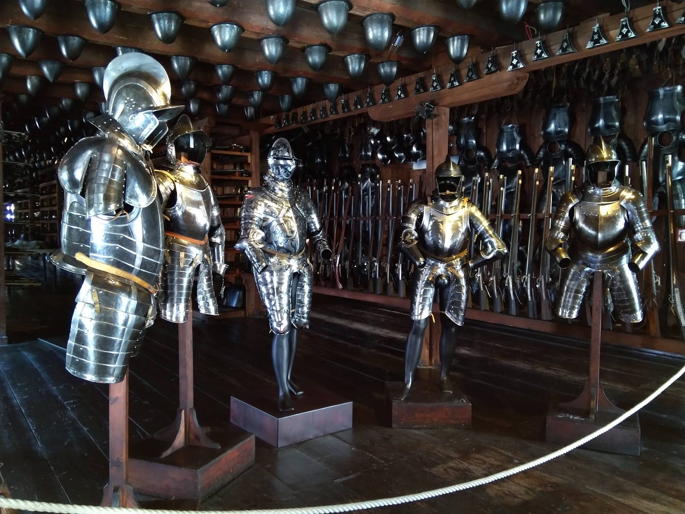At Landeszeughaus (Styrian Armory) in Graz, Austria. May 2024. Photo by author