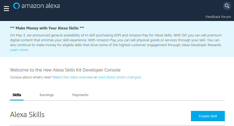 Amazon Alexa : Build a new Skill with AWS Lambda to automatically build a  CircleCI bot project | by Rania ZYANE | Medium