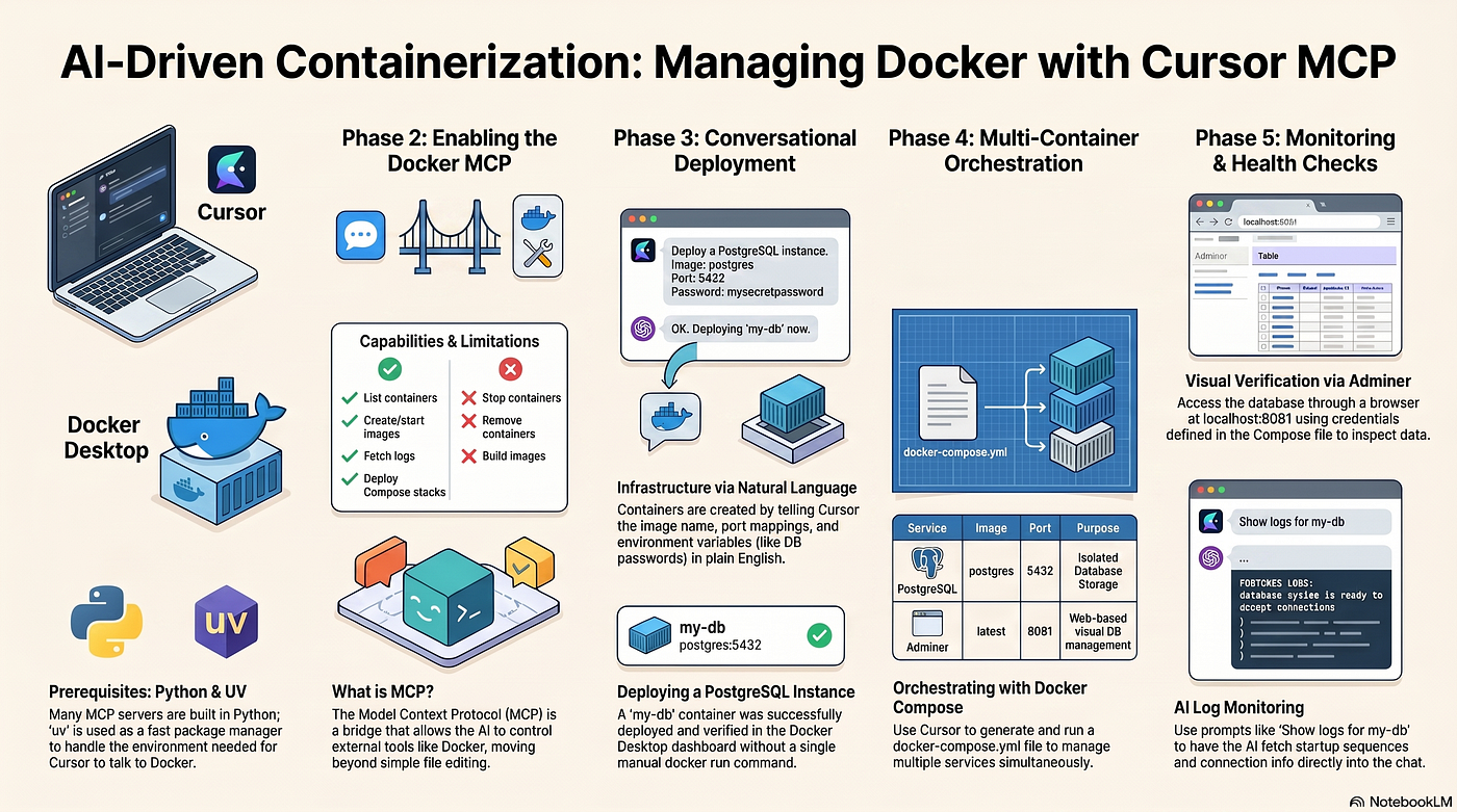 Create a Docker Container using MCP with Cursor AI IDE