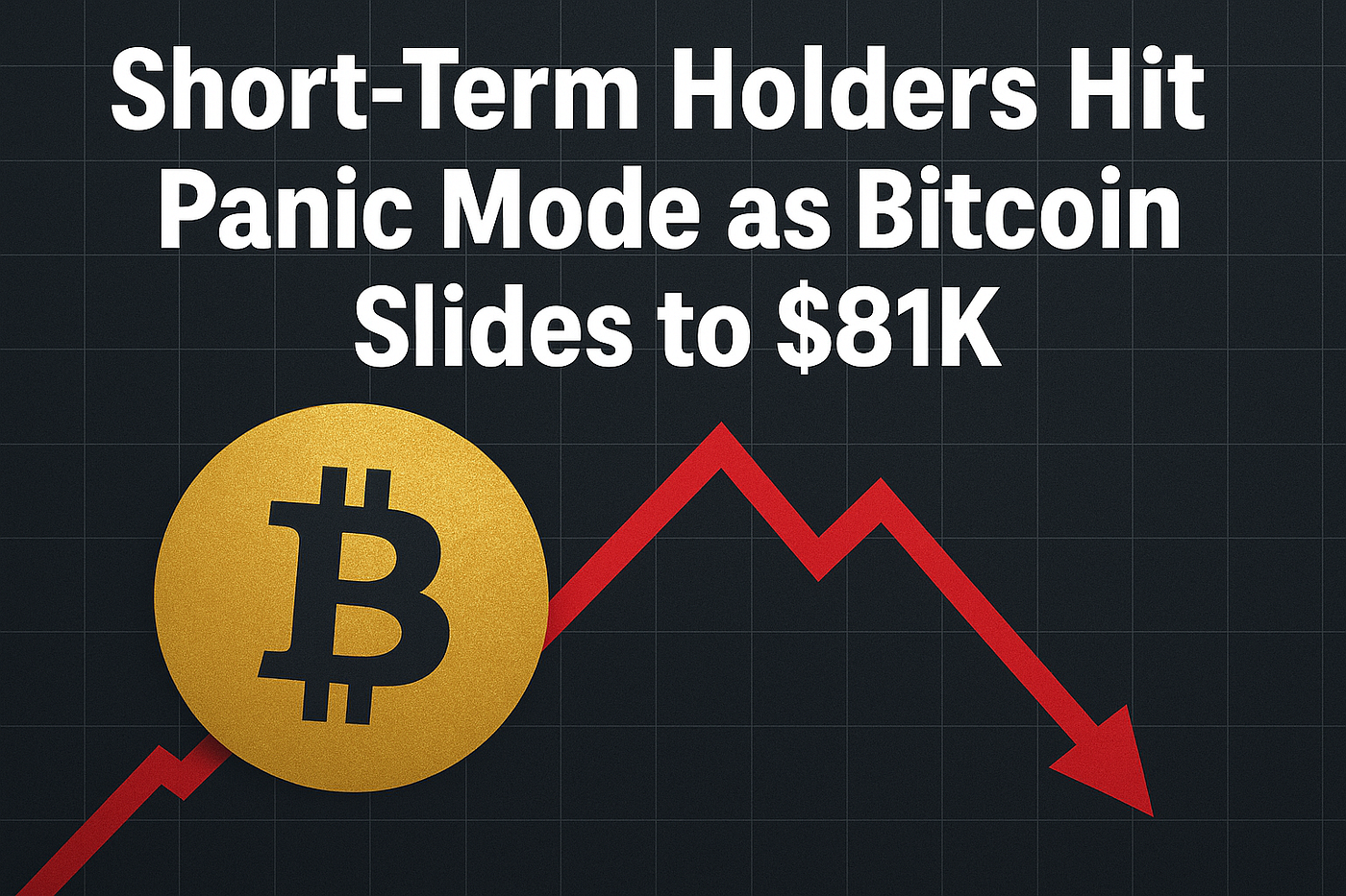 Short-Term Holders Hit Panic Mode as Bitcoin Slides to $81K | by Safiyyah |  Medium