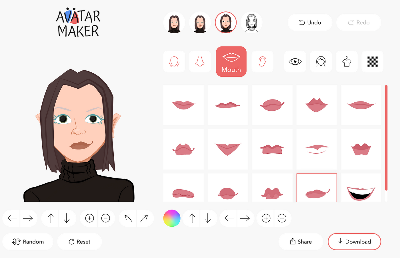 Female Avatar Maker Vector Download