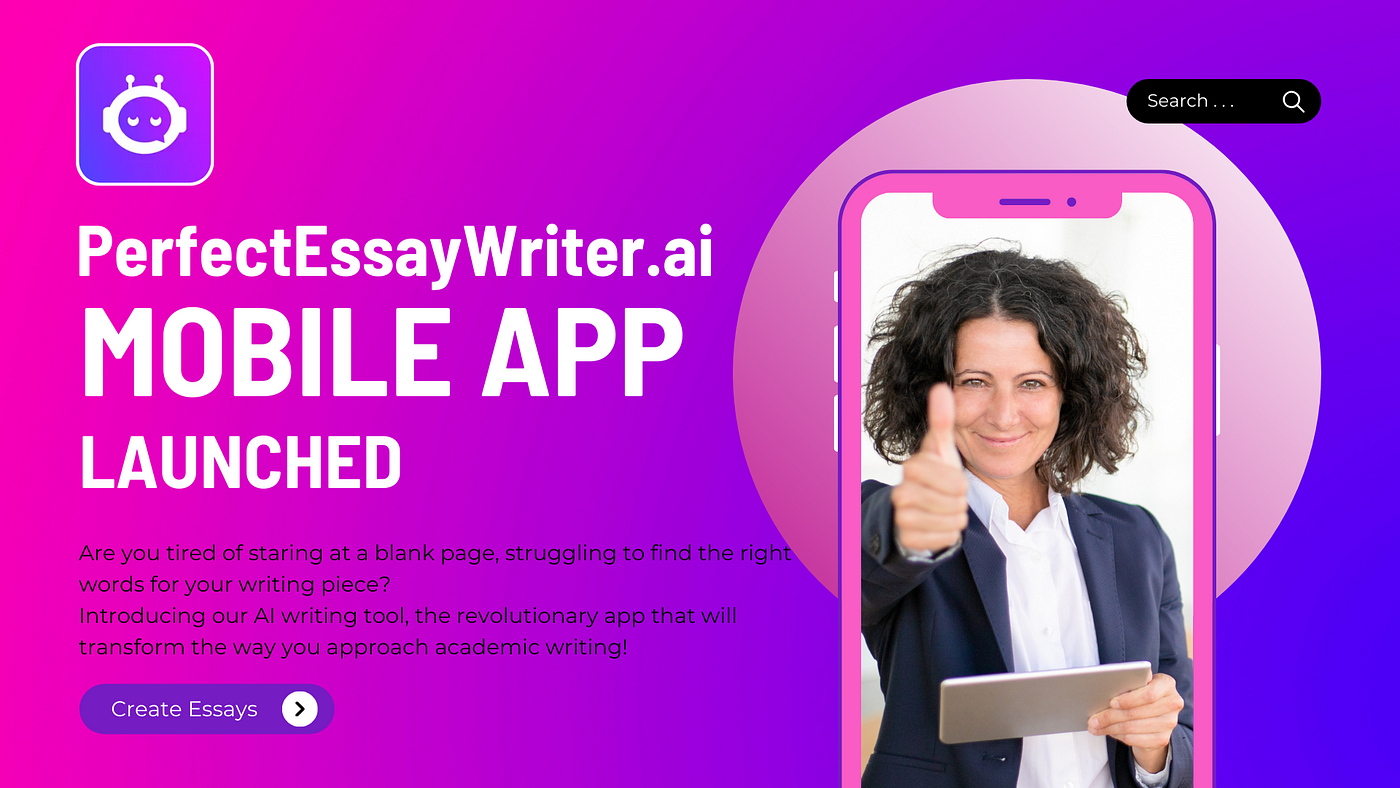 AI Essay Writer at Your Fingertips: Mobile App Launched | by Amelia  Walmsley | Best AI Digest | Sep, 2023 | Medium