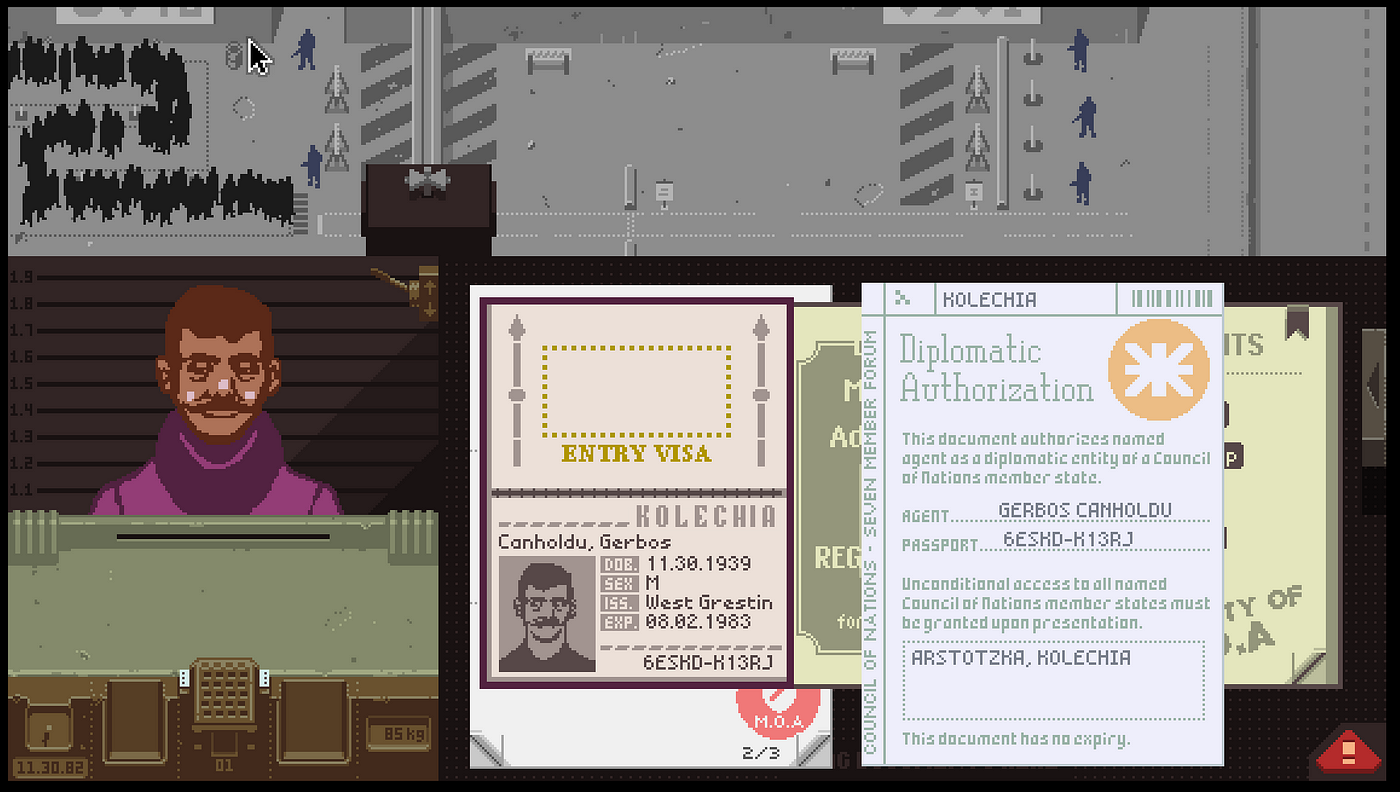 Papers, Please Review: Glory to Arstotzka!