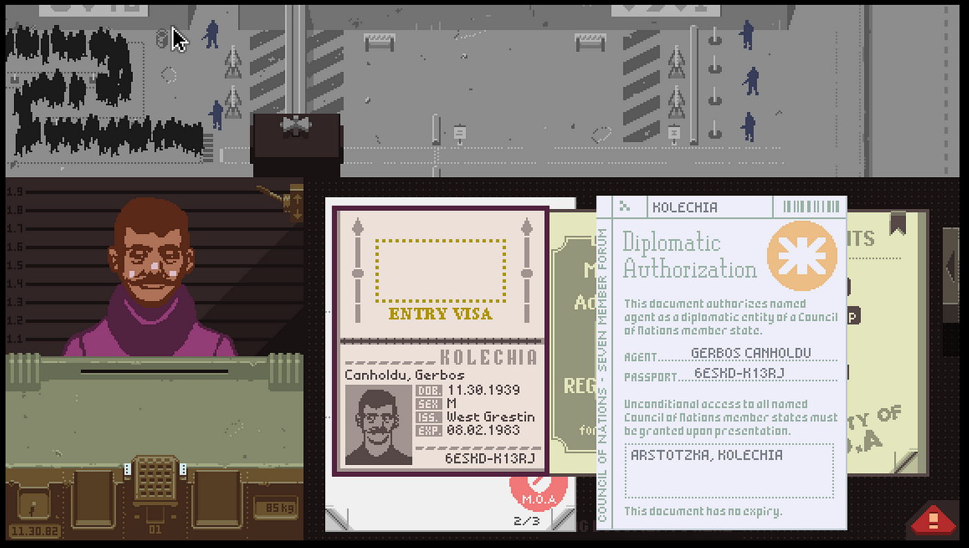 Papers, Please by 3909