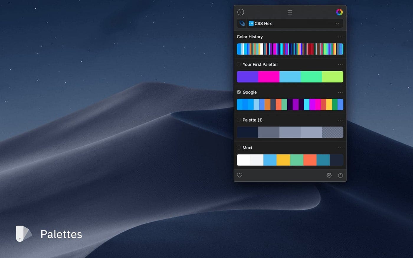 System Color Picker — Sindre Sorhus