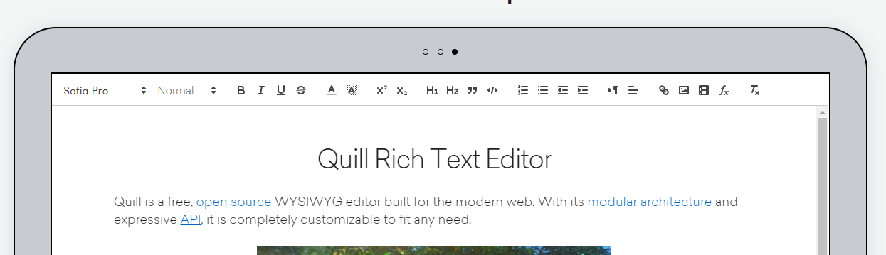 Table of Content for Quill JS Rich Text Editor
