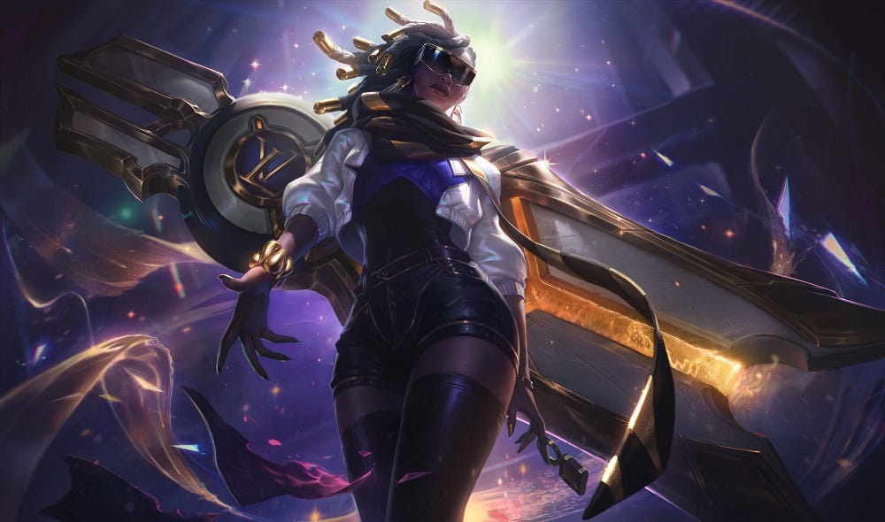 League of Legends' new hip-hop group has outfits designed by Louis