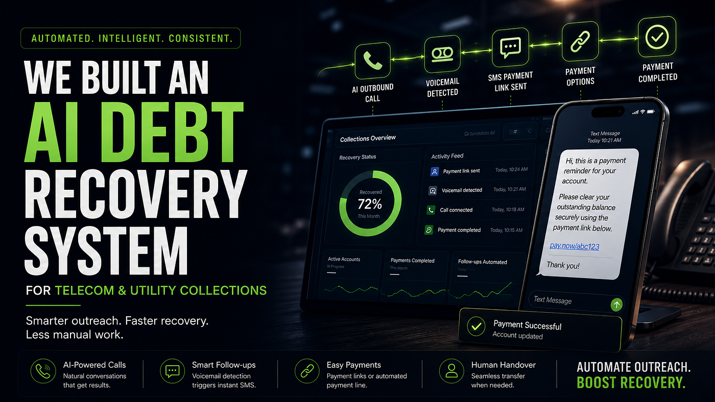 AI Debt Recovery for Telecom & Utilities: How I Automated Customer Collections Workflows