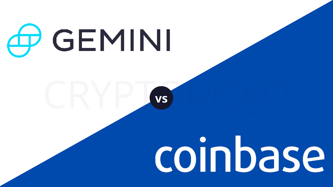 Gemini vs Coinbase. Platforms like Gemini and Coinbase… | by Crypto Mojo |  Medium
