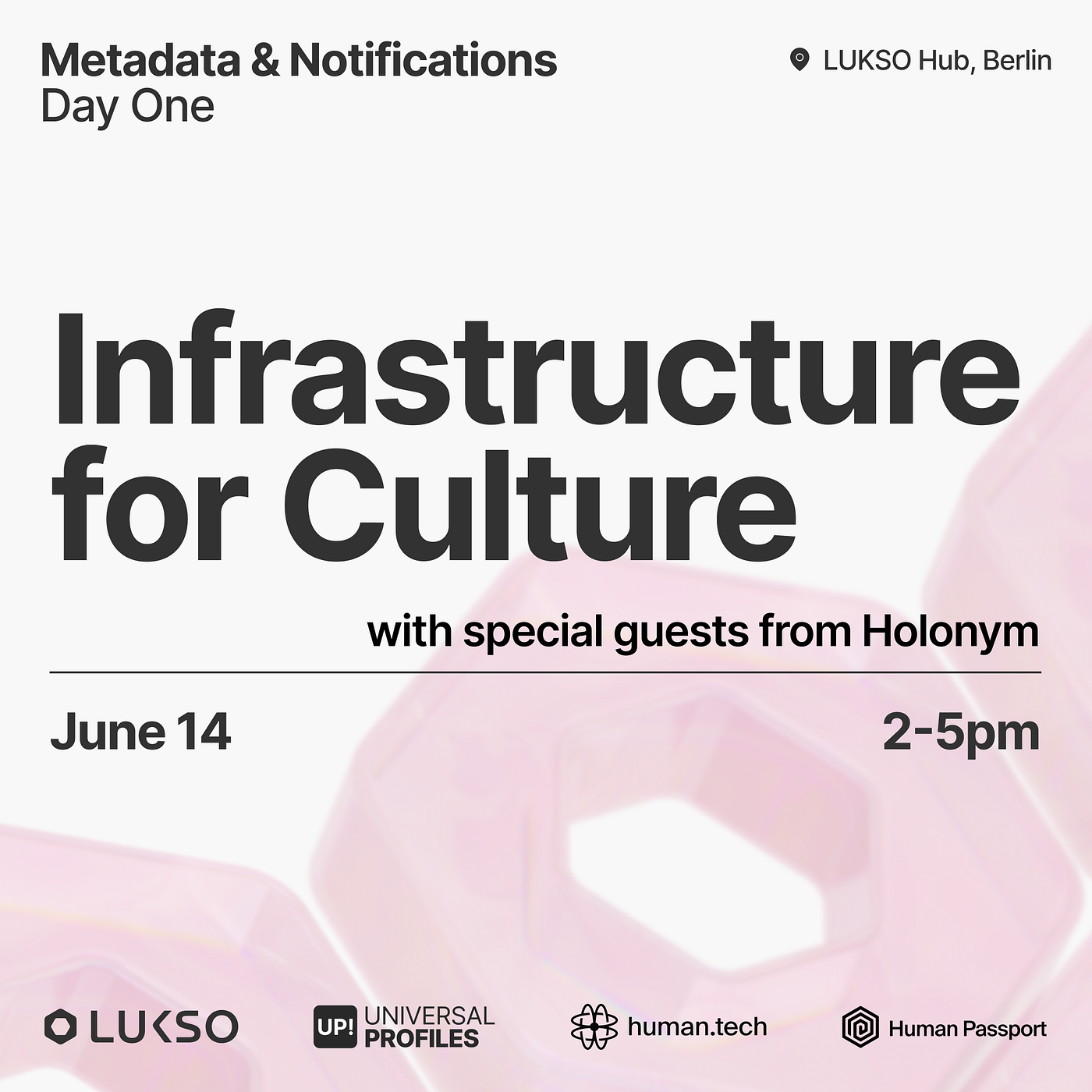 Berlin Blockchain Week 2025: LUKSO Hub Schedule & Events | by LUKSO | LUKSO  | Medium