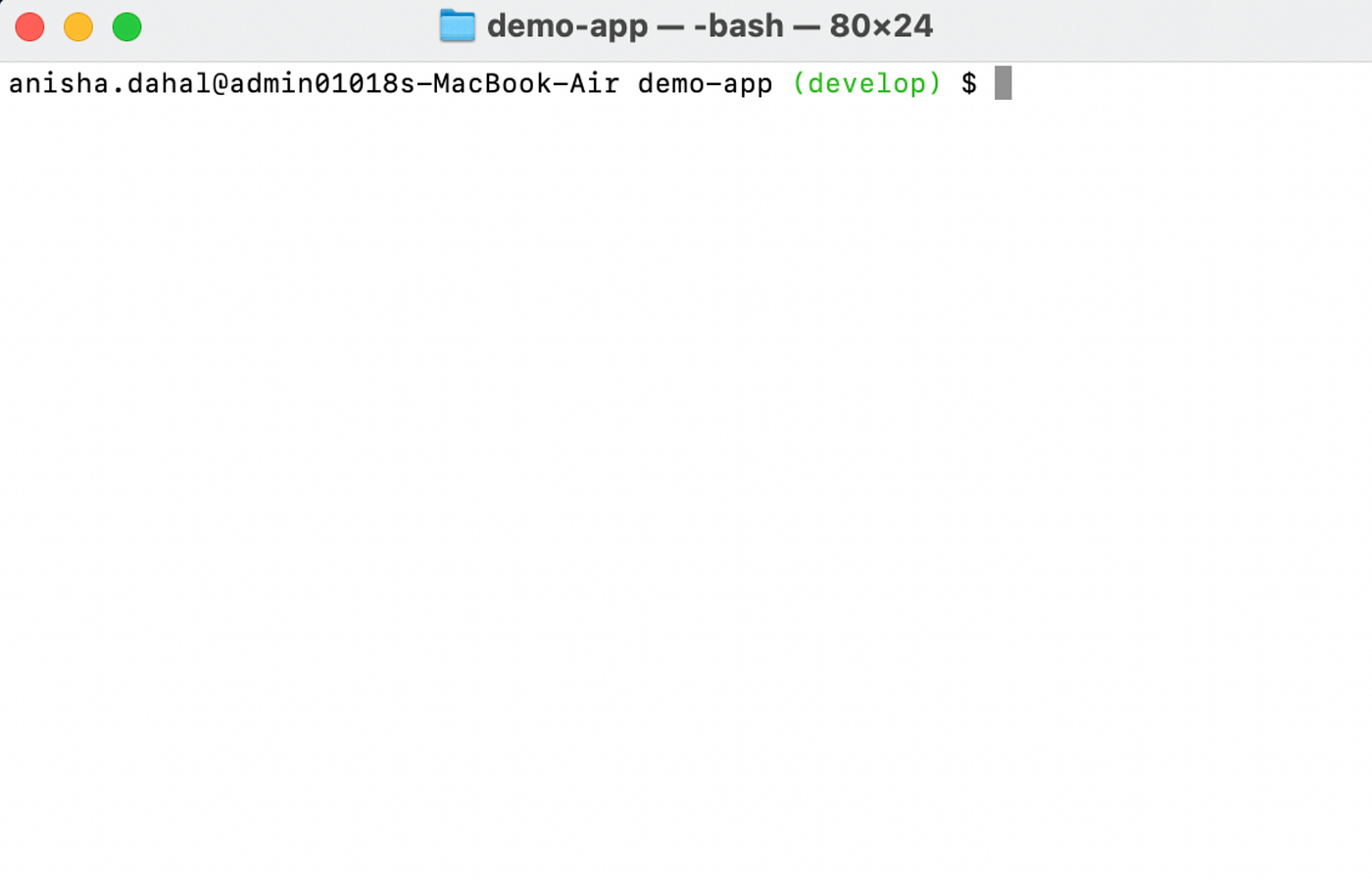Show the current git branch name in your terminal (MacOS) | by Anisha Dahal  | wesionaryTEAM