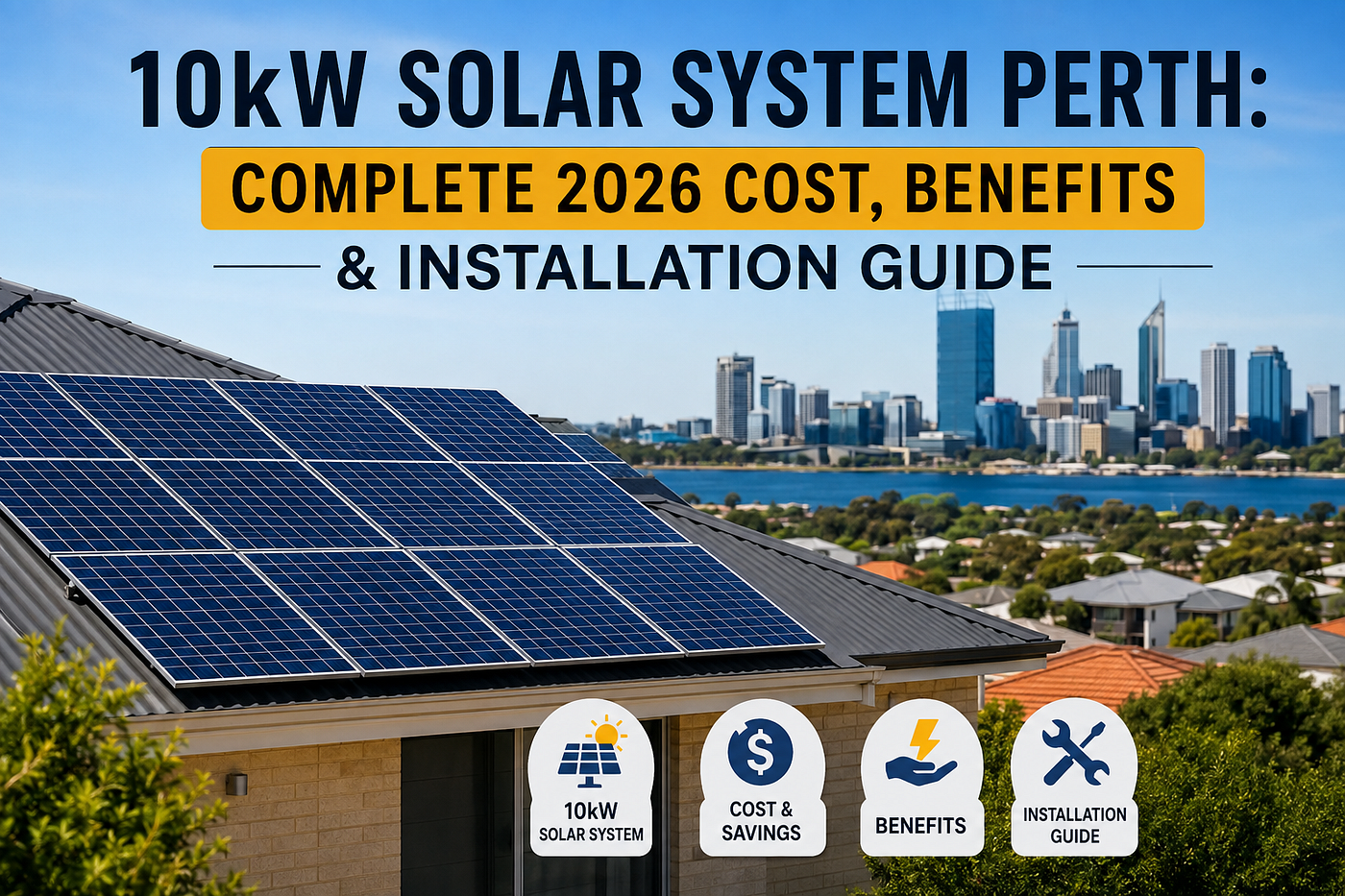 10kW Solar System Perth: Complete 2026 Cost, Benefits & Installation Guide