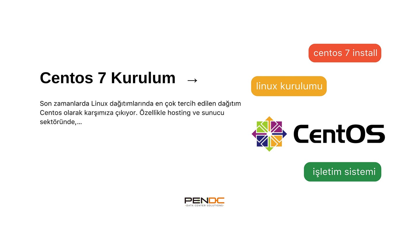 Centos 7 Kurulum