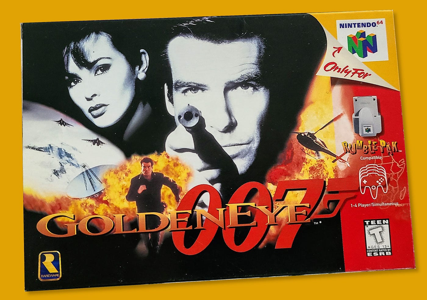 GOLDENEYE 007 NINTENDO 64 Complete In Box Rare Excellent Condition