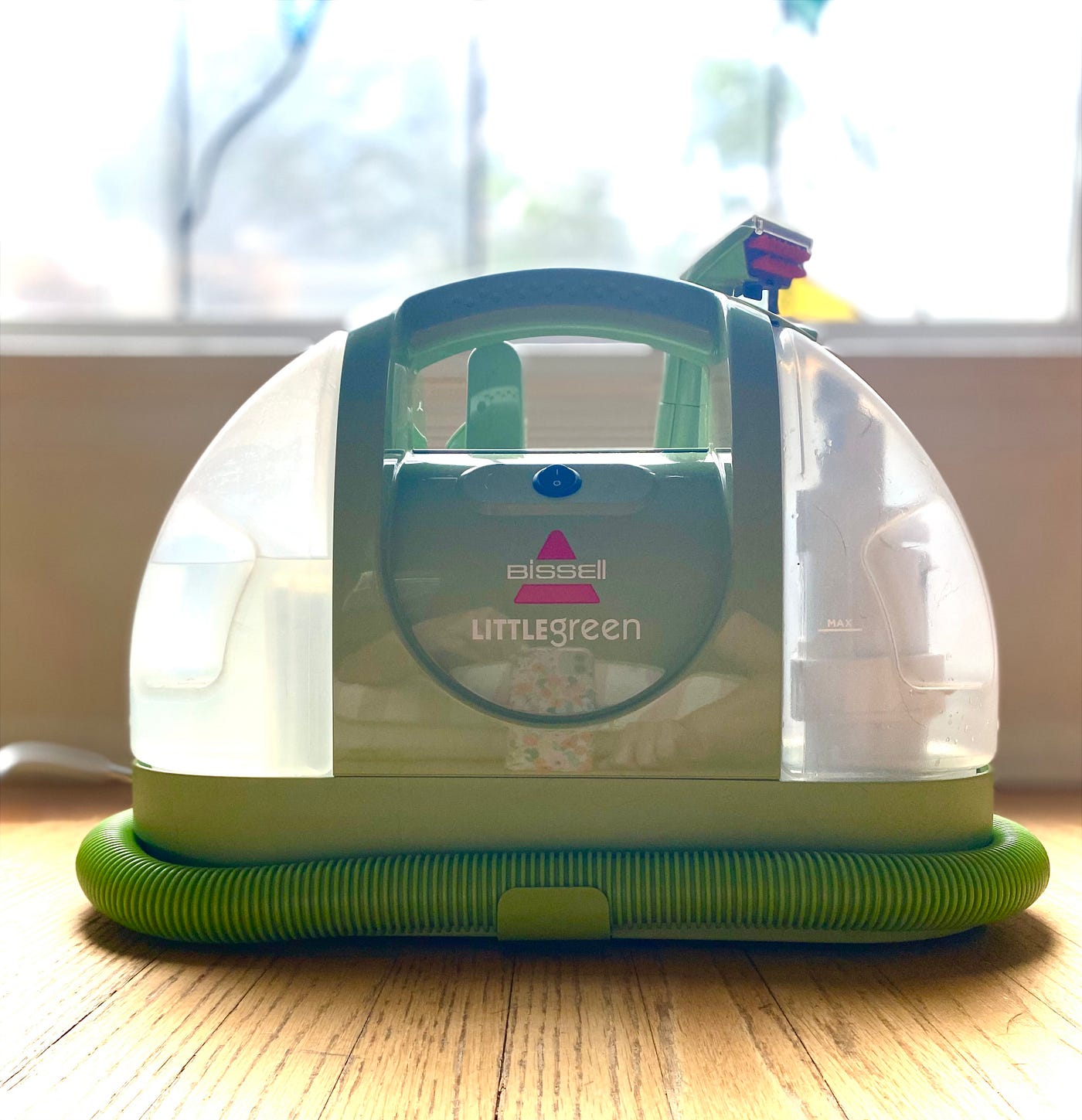The Little Green Portable Carpet and Upholstery Cleaner Actually