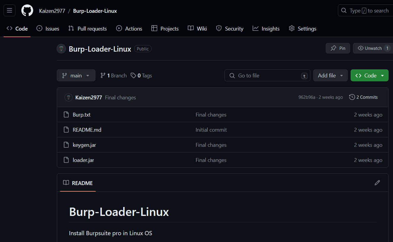 Burp Loader Files