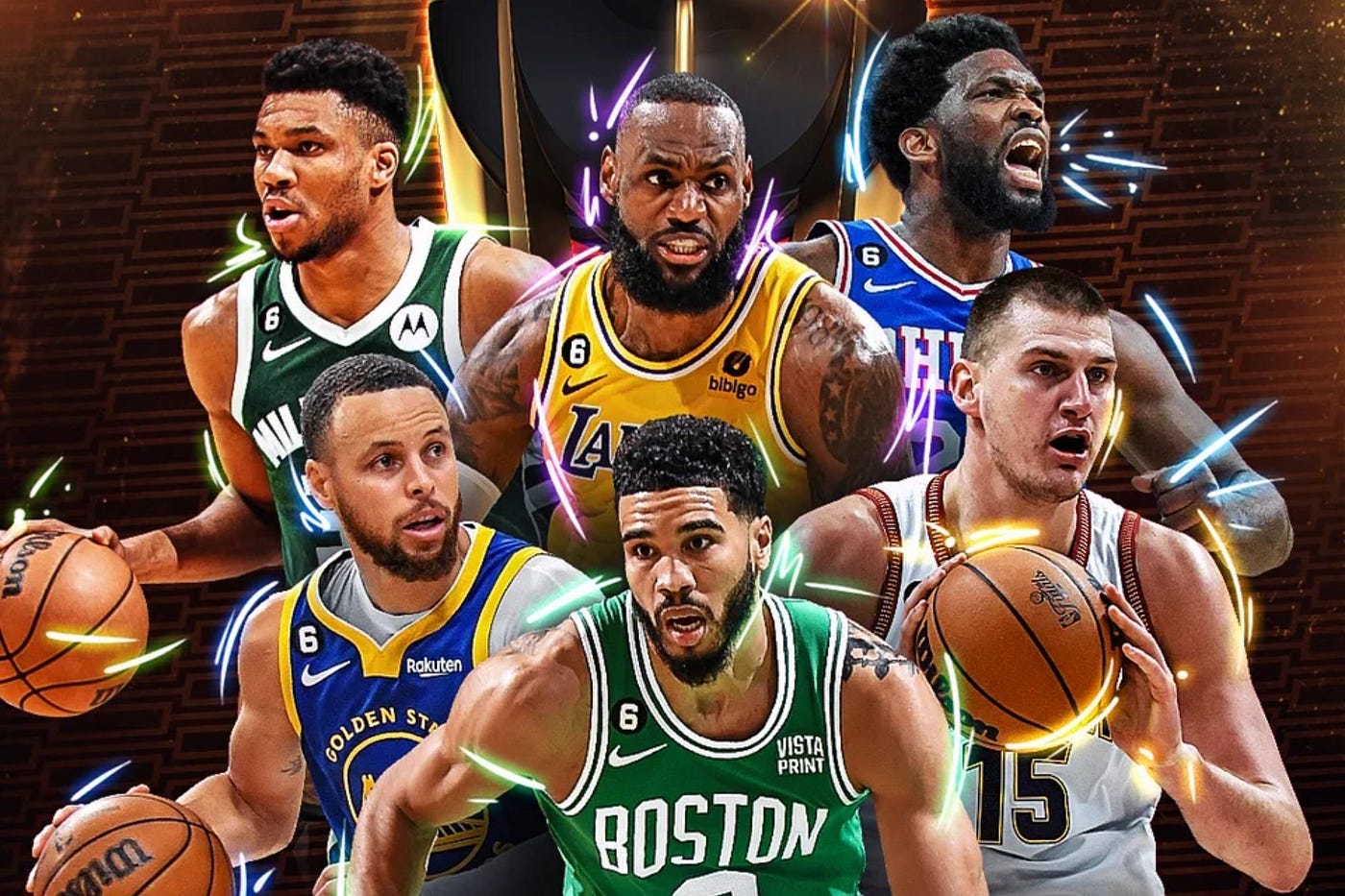 Top 10 NBA Players by Position going into the 2023–2024 NBA Season | by  Paul | Medium