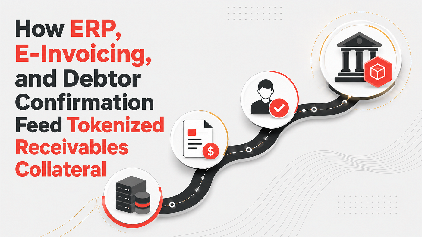 How ERP, E-Invoicing, and Debtor Confirmation Feed Tokenized Receivables Collateral