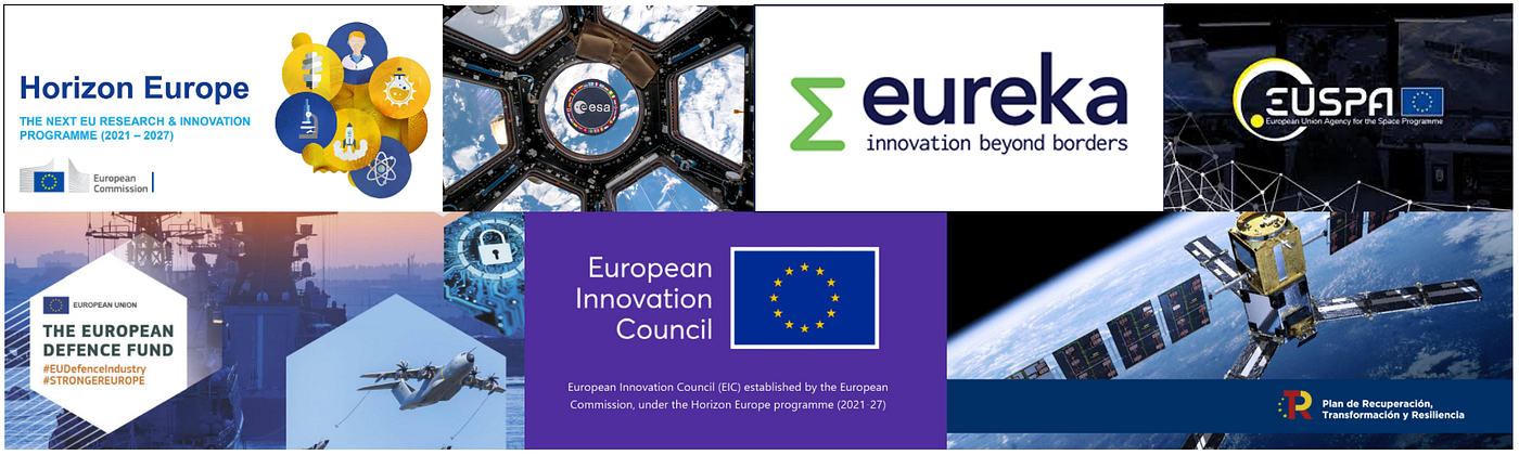 Subvenciones para el sector espacial en Europa (2024).