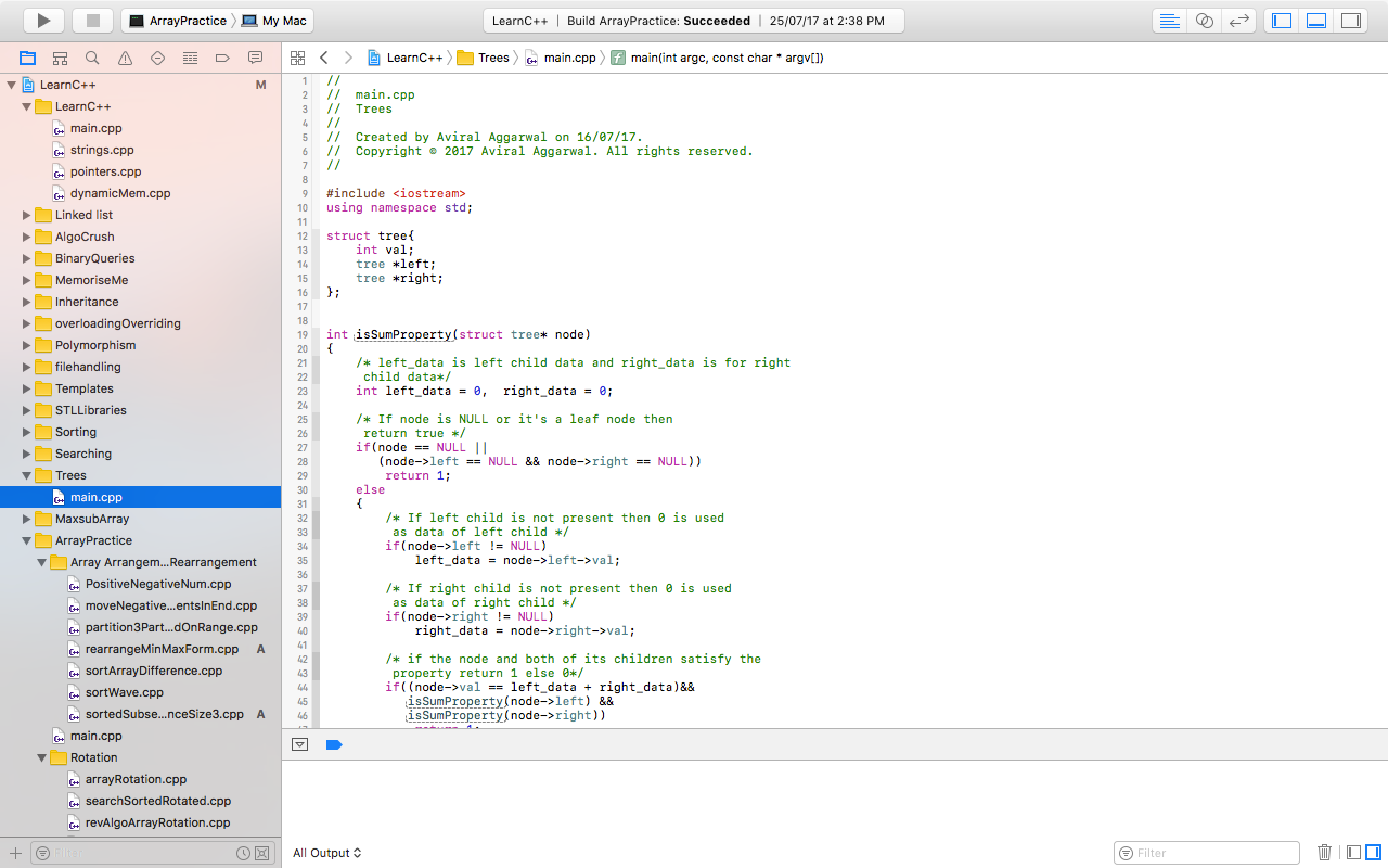 Mac Xcode and C++ — Project/Programs Management | by Aviral Agarwal | Medium
