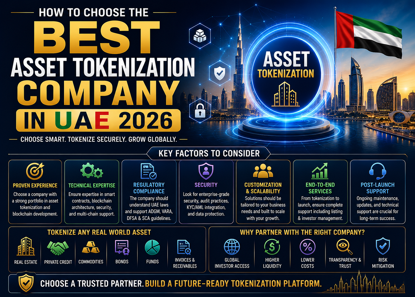 How to Choose the Best Asset Tokenization Company in UAE 2026