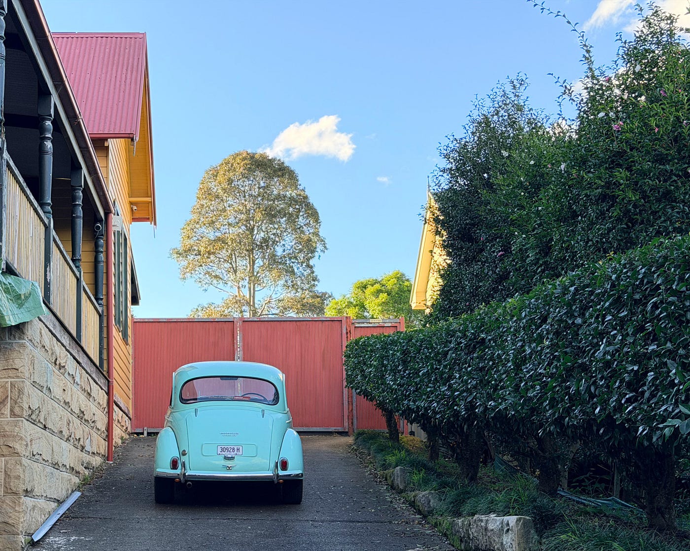 An old Morris Minor. Taken by Author