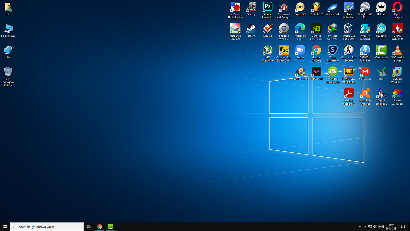 Masaüstü Simgelerini Geri Getirme | Windows 10