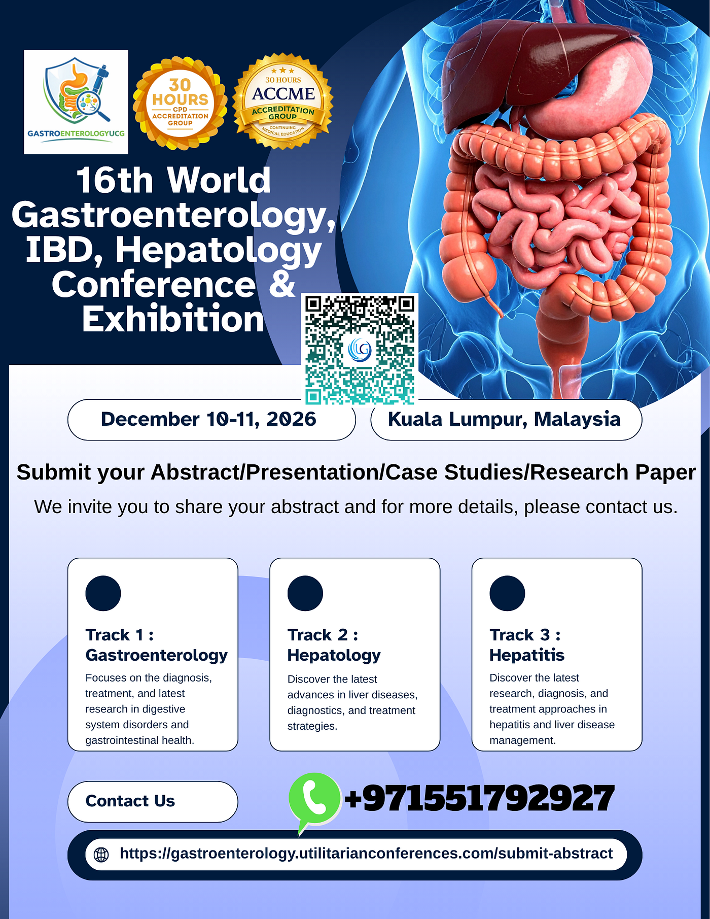 Submit your paper/abstract/case-16th World Gastroenterology, IBD, Hepatology Conference